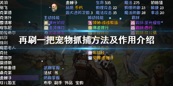 《再刷一把》寵物怎麼抓？PlayAgain寵物抓捕方法及作用介紹