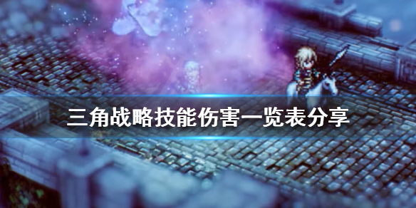 《三角戰略》哪些技能傷害高？技能傷害一覽表分享