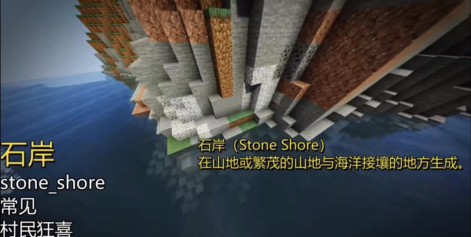 我的世界中73種地形的名稱是什麼？