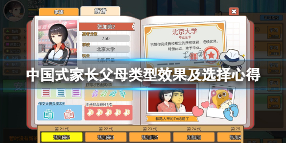 《中國式家長》父母類型選什麼？父母類型效果及選擇心得