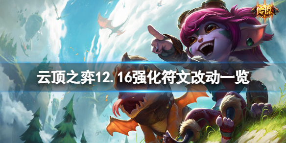 《雲頂之弈》12.16強化符文有什麼改動？12.16強化符文改動一覽