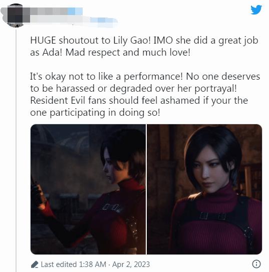 玩家社群為艾達王配音發聲：可以不喜歡 沒必要傷害