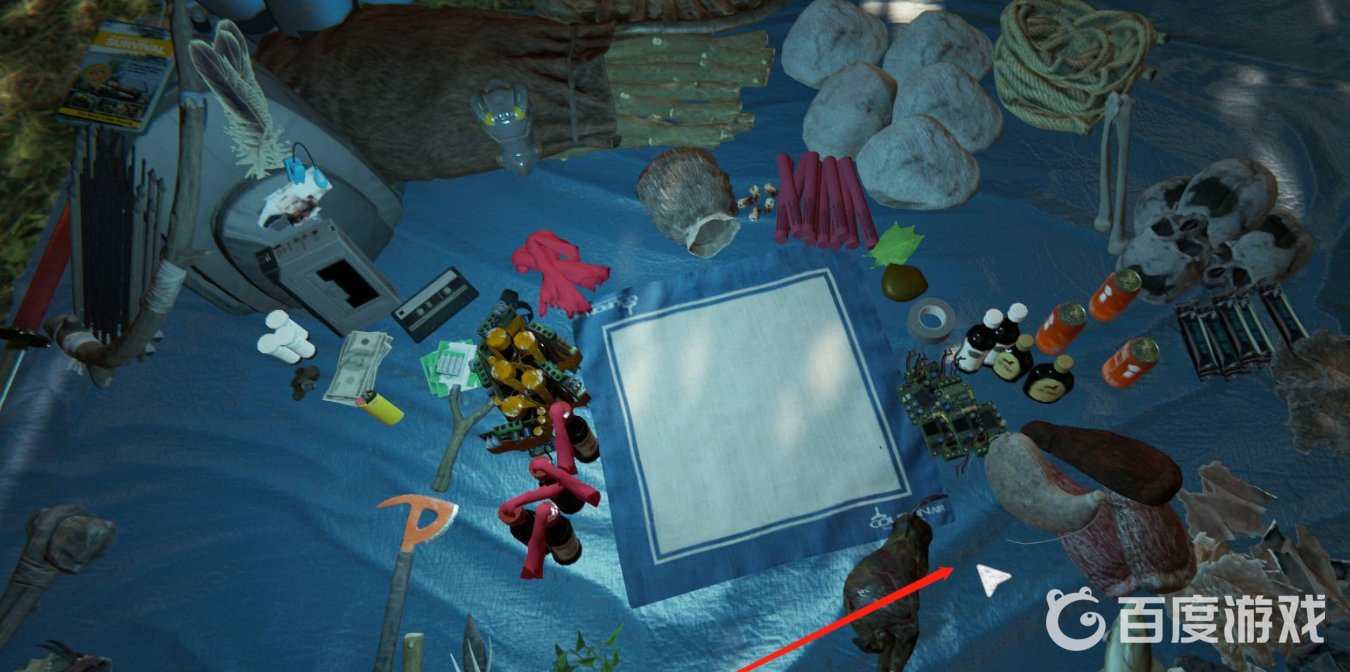 森林游戲怎麼扔掉背包的東西？