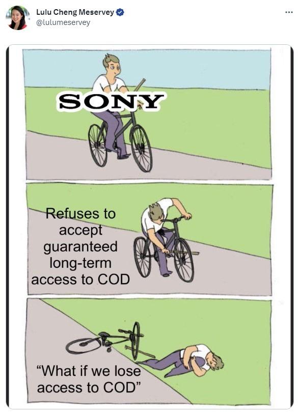 動視暴雪高管發表情包嘲笑索尼 最終可能會失去《使命召喚》