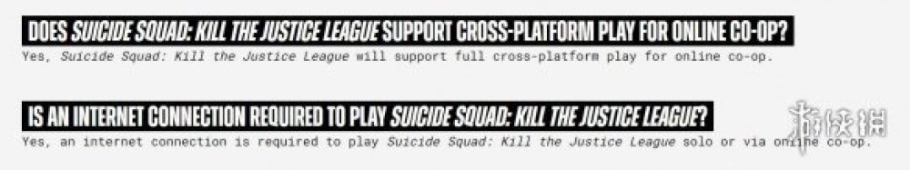 《自殺小隊》需全程聯網 售後新劇情/角色將免費更新！