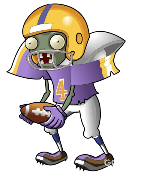 pvz中橄欖球僵屍為什麼叫大爺？