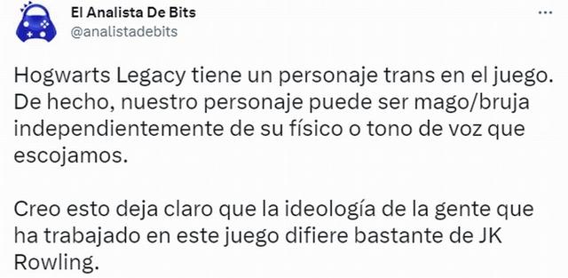 《霍格沃茨之遺》有跨性別角色 但只是象徵性的