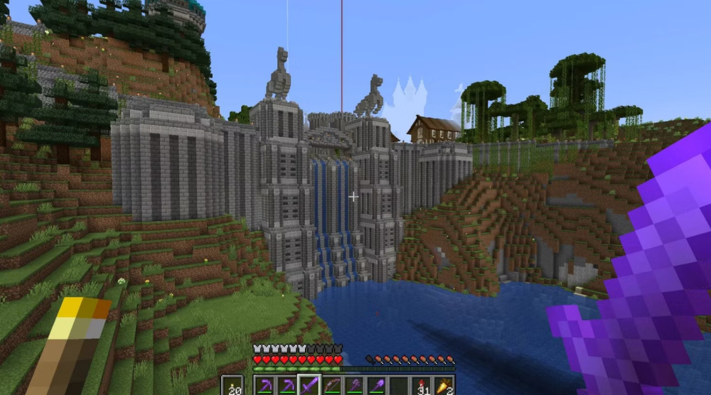 玩家在《我的世界》中模擬了FC版《塞爾達傳說》遊戲