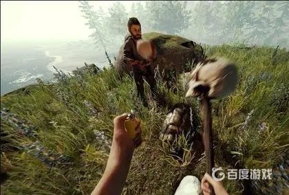 森林游戲怎麼丟東西？