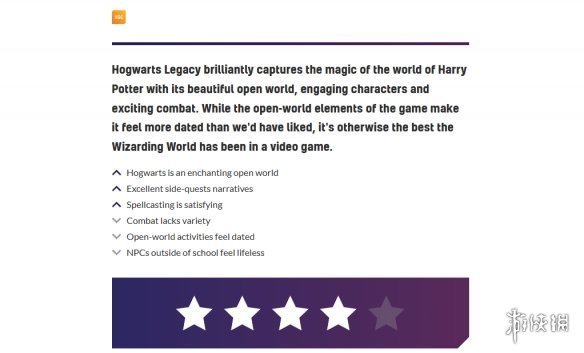 《霍格沃茨之遺》全球媒體評分解禁：MC均分86 IGN 9分