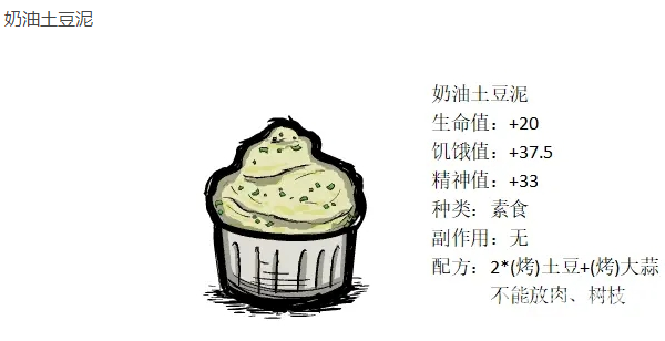 饑荒土豆食譜有哪些？