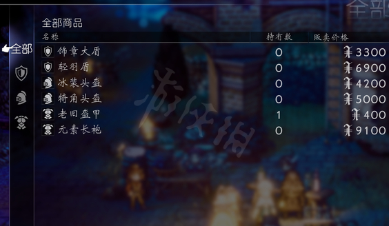 八方旅人2黑市商人賣什麼-八方旅人2黑市商人商品一覽