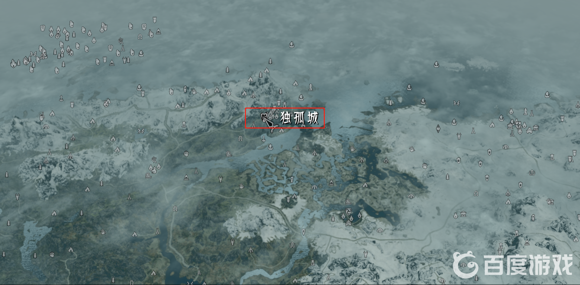 上古卷軸5：天際獨孤城在哪？