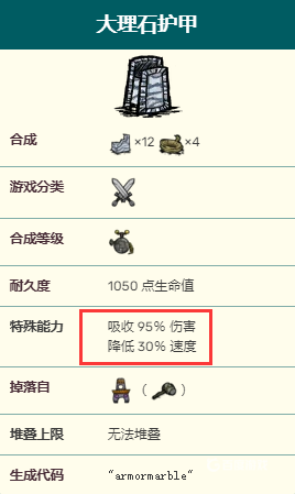 饑荒什麼護甲防禦最高？