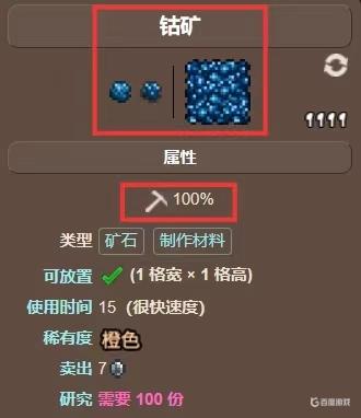 泰拉瑞亞鈷礦石要多少稿力？