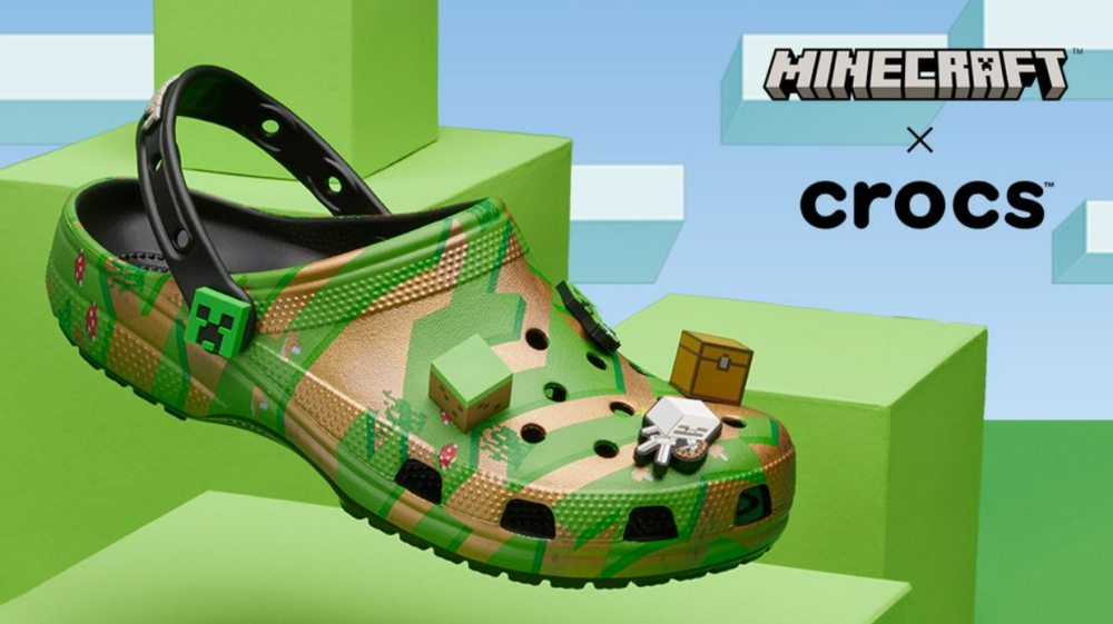 卡駱馳將推出《我的世界》主題的洞洞鞋