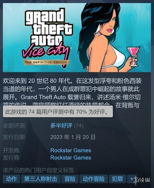 《GTA：三部曲》Steam發售！情懷拉滿 優化依然稀爛