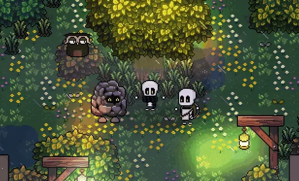 又是「塞爾達元素」？//像素類魂《無盡長夜》，盡情探索迷宮吧。