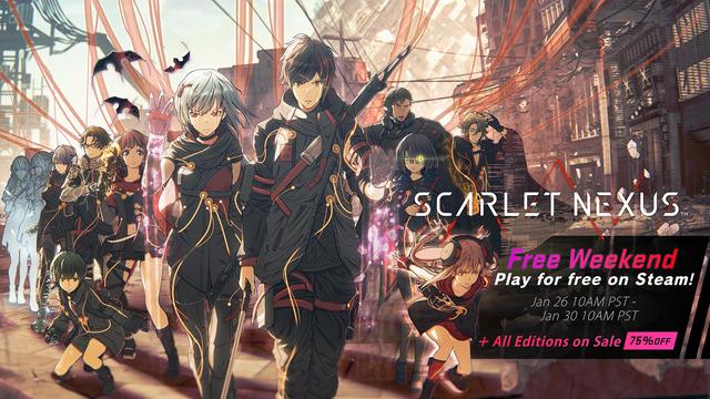 動作ARPG《緋紅結系》開啟免費周末活動