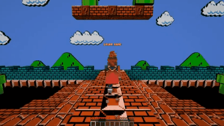 玩家開發了《我的世界》版超級馬里奧遊戲，沒使用任何MOD