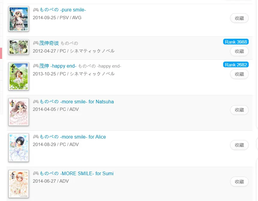 [GAL]《茂伸奇談》各種游戲版本的介紹