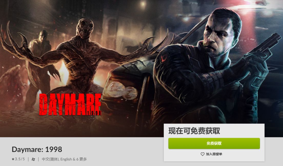 GOG & Amazon 喜加一：《晝魘：1998》、《恥辱 2》限時領取