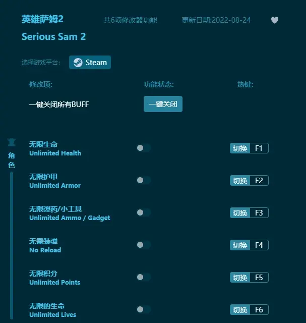 英雄薩姆2修改器下載-修改器大全-單機遊戲修改器