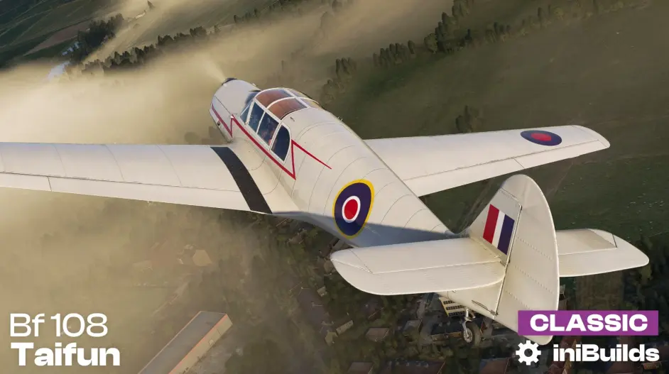 iniBuilds 更新 Bf 108 Taifun