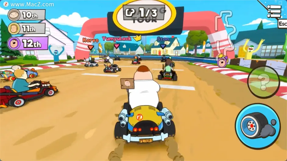 彎道卡丁車車手Warped Kart Racers for Mac(賽車競速遊戲)中文版