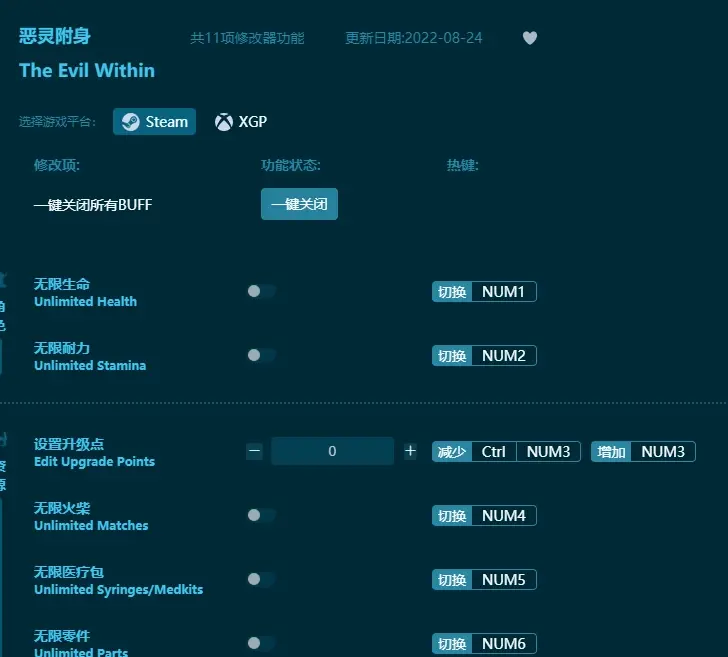 惡靈附身修改器及使用方法說明介紹一覽，修改器怎麼用