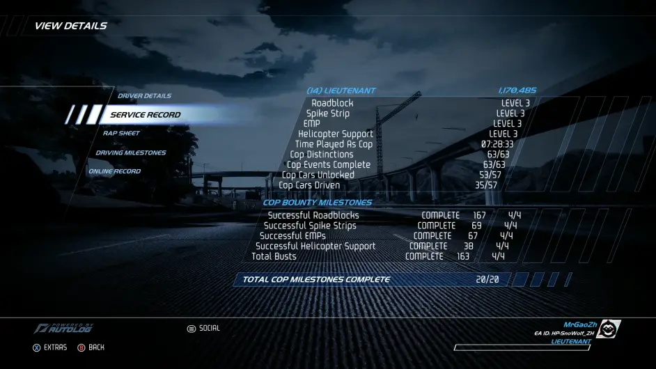 【個人記錄】極品飛車:熱力追蹤(重置版) 遊戲體驗記錄