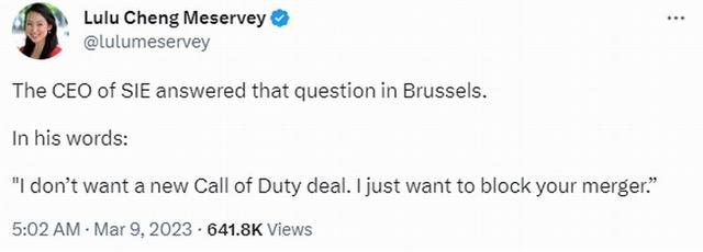 動視CEO稱索尼行為讓人失望 但不會影響雙方長期關係