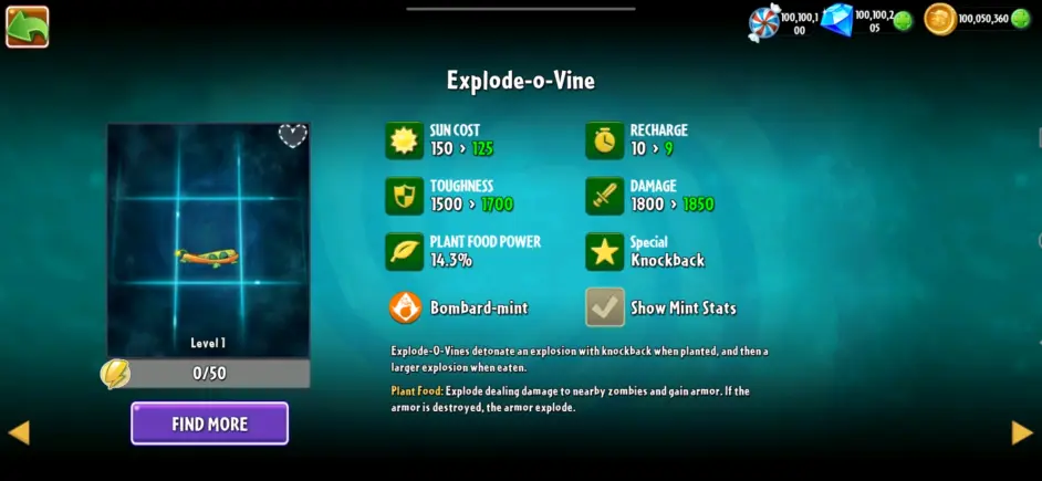 PVZ2國際版爆炸家族成員爆炸藤蔓介紹