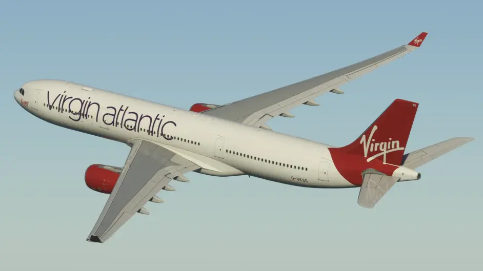 用於 MSFS 的新 Aerosoft A330 外觀預覽