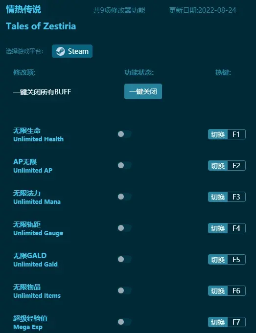情熱傳說修改器下載-修改器大全-單機遊戲修改器
