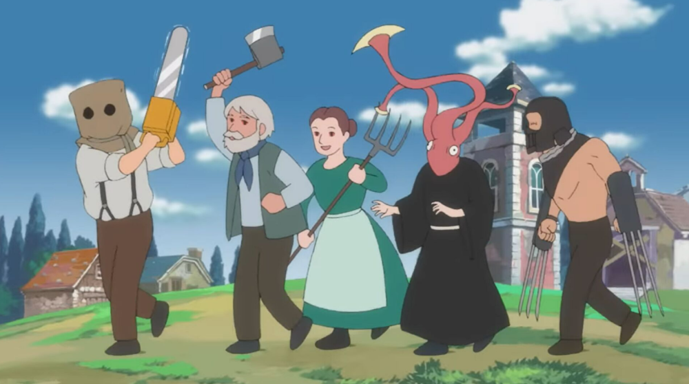 卡普空推出吉卜力風格的生化4動畫，里昂第一集被爆頭