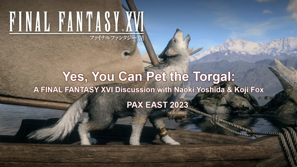 《最終幻想16》官方喂寵演示變成揮刀砍殺，好在狗子很機靈