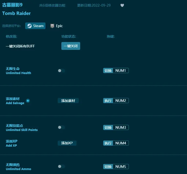 古墓麗影9修改器推薦（附下載地址）