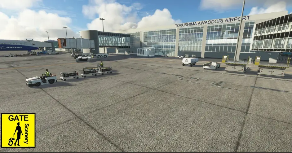 Gate15Scenery 為 MSFS 釋出德島國際機場