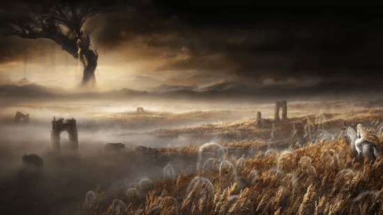 玩家晒半盲母親的《老頭環》畫作：她是我的宵色女王