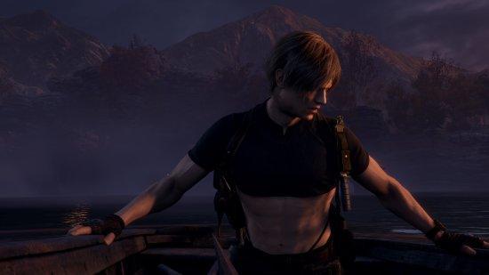 《生化4RE》里昂性感紋身Mod 八塊腹肌小蠻腰很吸睛