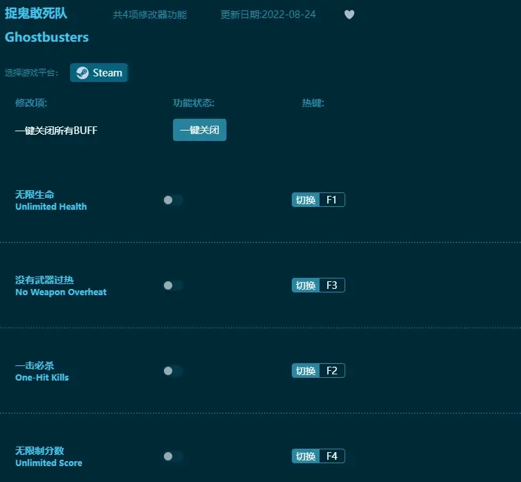 捉鬼敢死隊修改器下載，內建修改器（多功能修改工具）