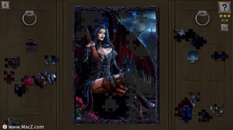 黑暗幻想拼圖 Dark Fantasy: Jigsaw Puzzle中文原生版 for Mac拼圖遊戲