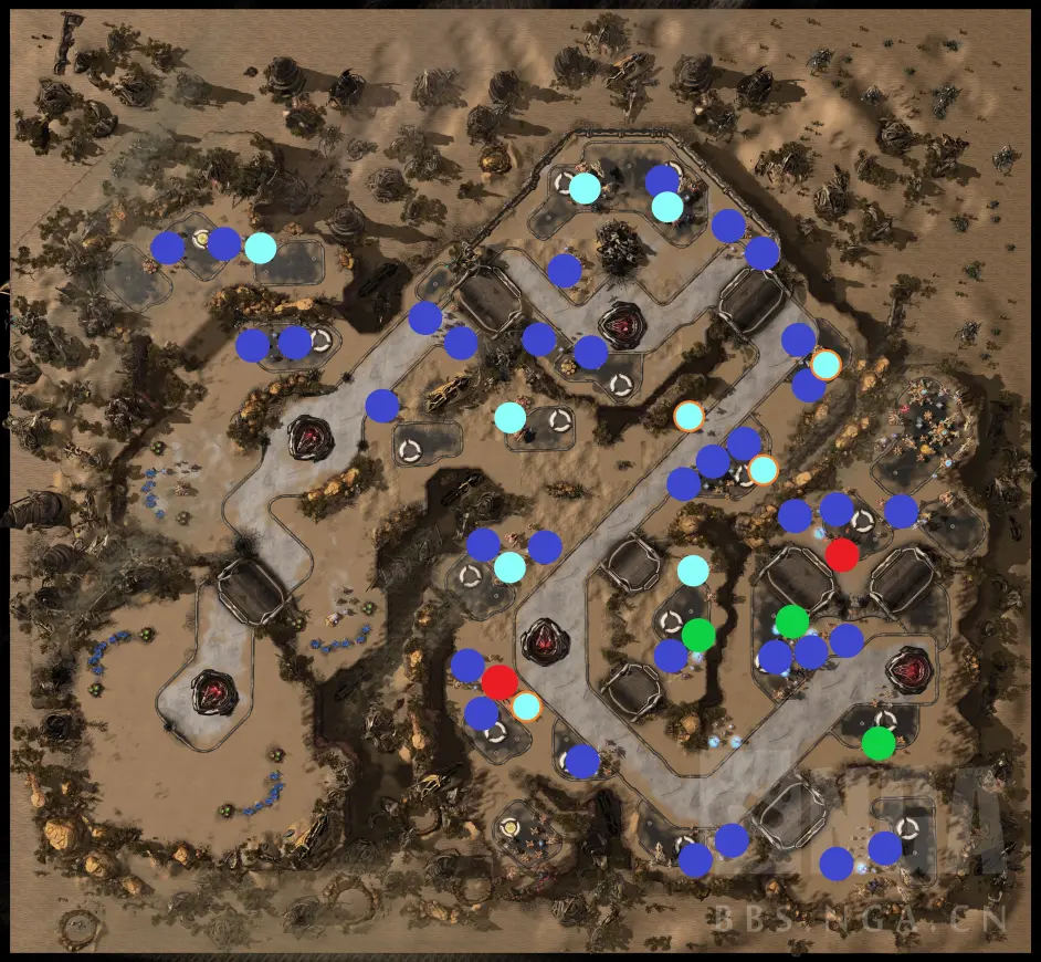 一些地圖的反隱