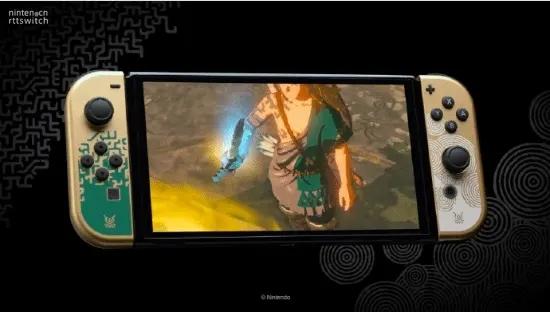 《塞爾達傳說王國之淚》限定款NS主機公佈！還有更美的Pro手柄