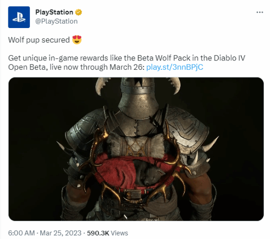 官方確認：暗黑4公測達到20級的玩家仍能獲得狼揹包